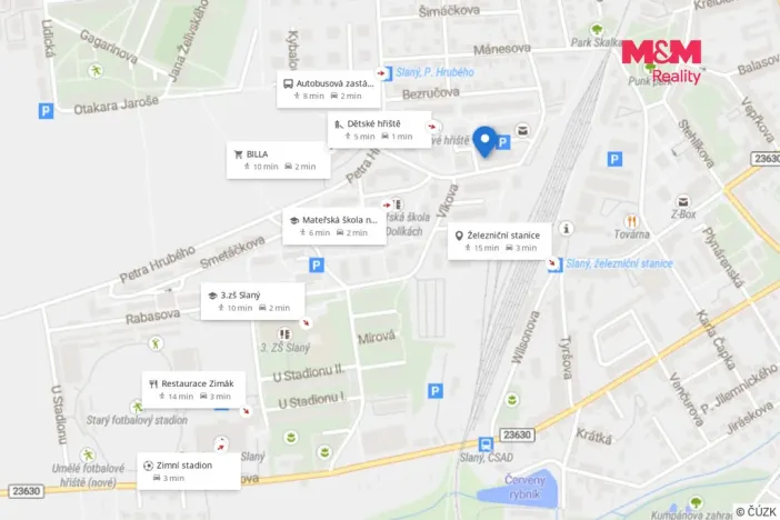 Prodej bytu 2+kk, Slaný, Na Dolíkách, 42 m2