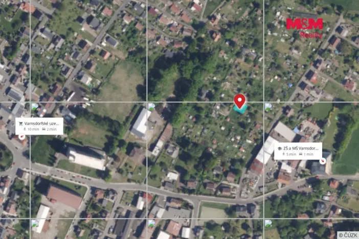 Prodej zahrady, Varnsdorf, Na Pastvinách, 293 m2