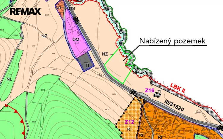 Prodej louky, Borušov, 6111 m2