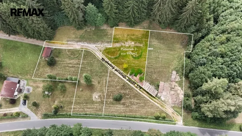 Prodej pozemku pro bydlení, Borušov, 990 m2