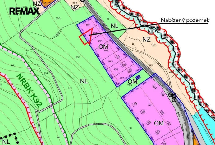 Prodej pozemku pro bydlení, Borušov, 990 m2