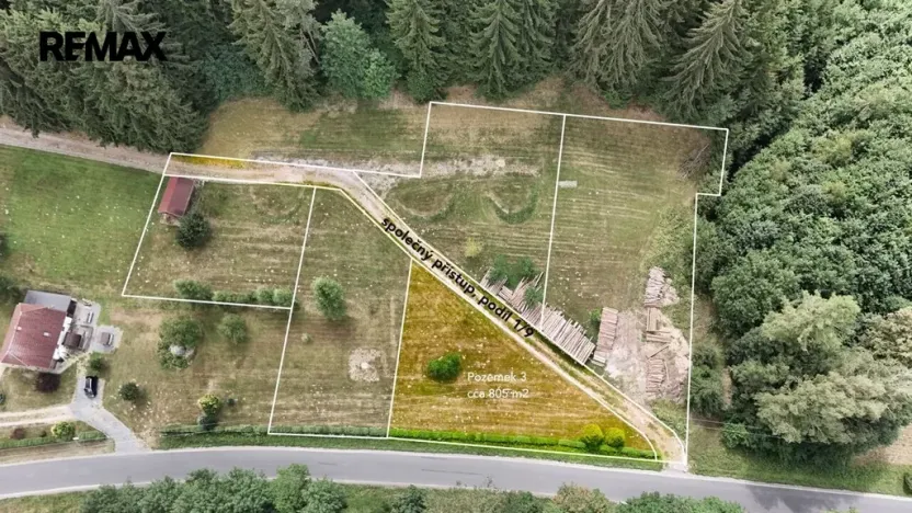 Prodej pozemku pro bydlení, Borušov, 805 m2