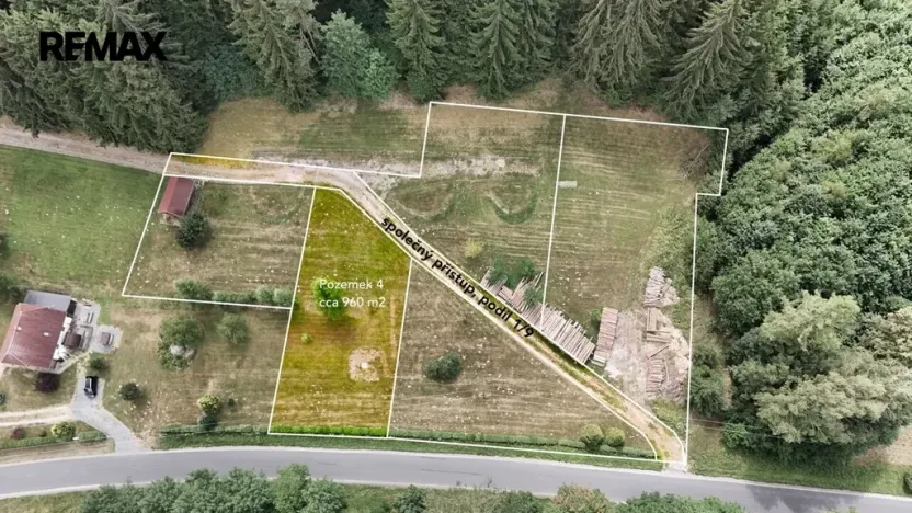 Prodej pozemku pro bydlení, Borušov, 960 m2