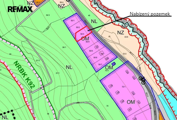 Prodej pozemku pro bydlení, Borušov, 960 m2
