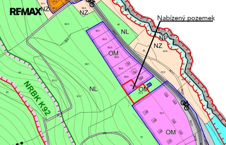 Prodej pozemku pro bydlení, Borušov, 1660 m2