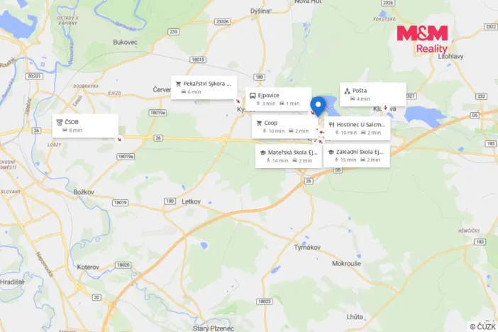 Prodej pozemku pro bydlení, Ejpovice, 367 m2