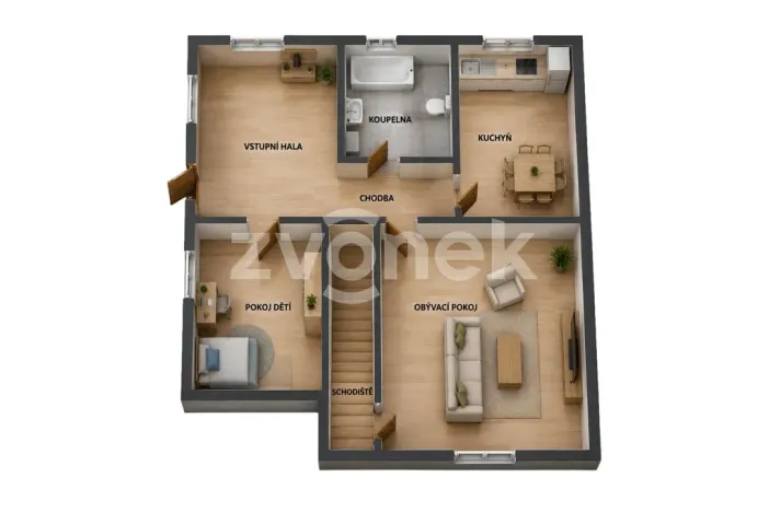 Prodej rodinného domu, Zlín, Lesní, 125 m2
