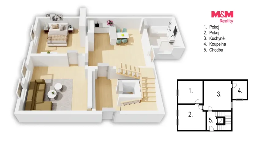 Prodej rodinného domu, Opočno, Nádražní, 120 m2