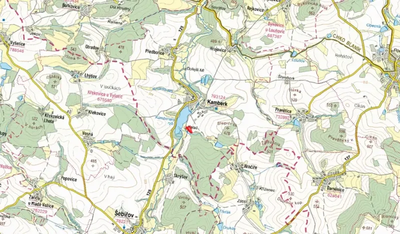 Prodej pole, Kamberk, 8577 m2