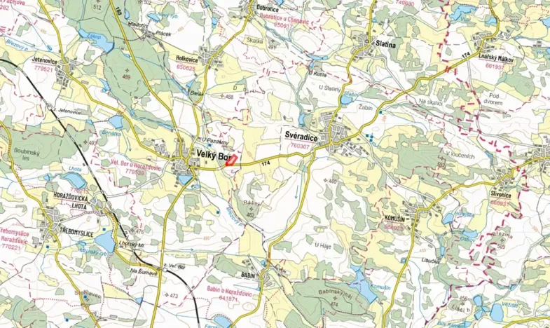 Prodej pole, Velký Bor, 18300 m2