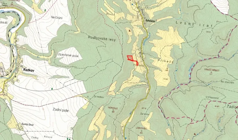Prodej louky, Městečko Trnávka, 13383 m2