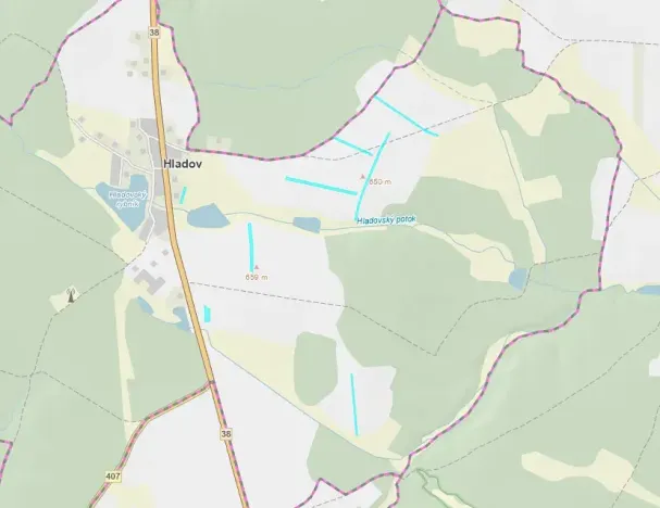 Prodej pole, Hladov, 23144 m2