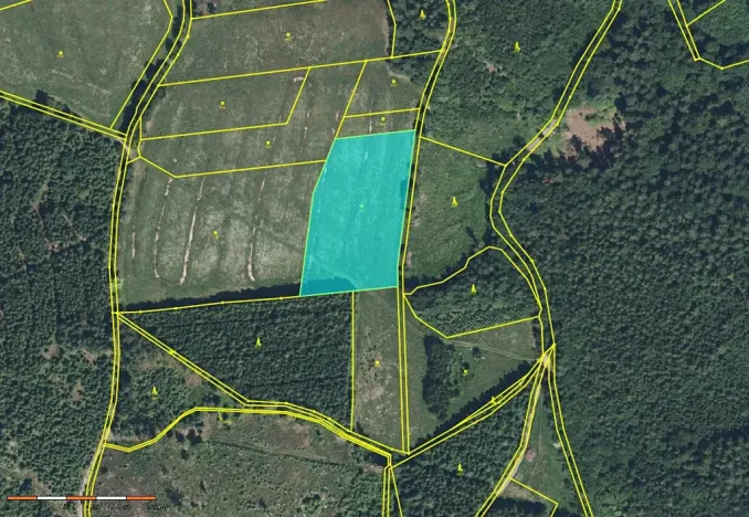 Prodej podílu louky, Vlastiboř, 3222 m2