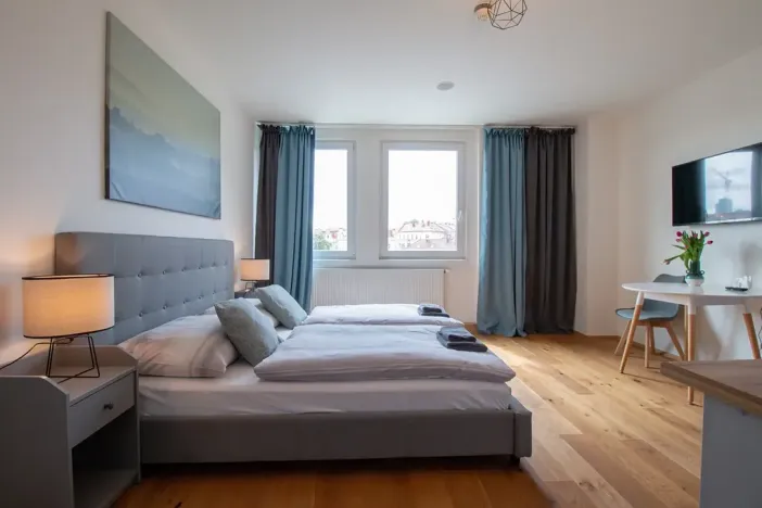 Pronájem bytu 1+kk, Praha - Vinohrady, Perucká, 27 m2