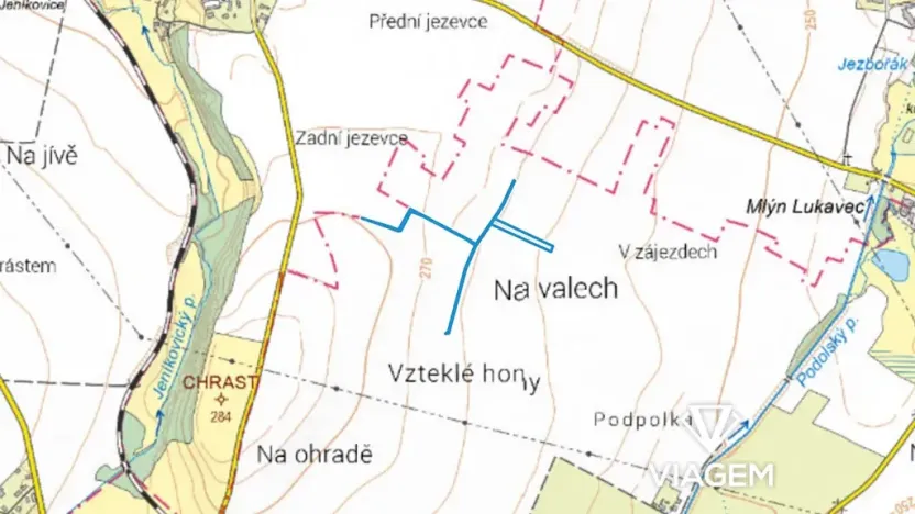 Prodej podílu pole, Klešice, 1806 m2
