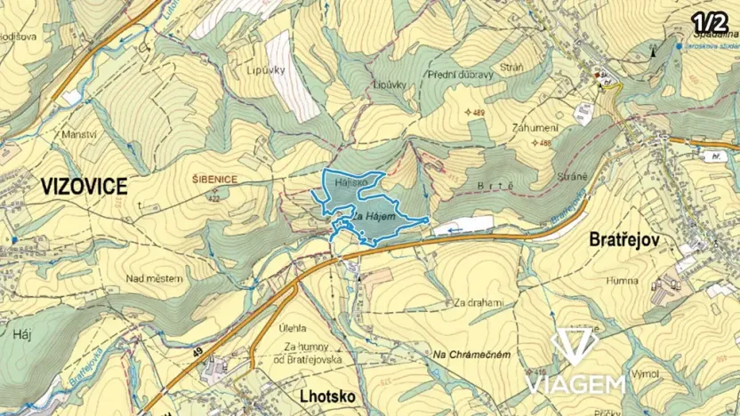Prodej podílu pole, Bratřejov, 2087 m2