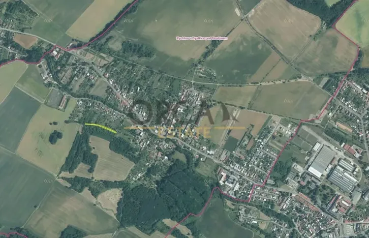 Prodej louky, Bystřice pod Hostýnem, 1187 m2