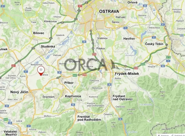 Prodej louky, Bartošovice, 1881 m2