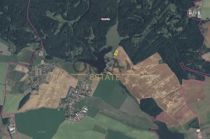 Prodej podílu pole, Rosovice, 1882 m2