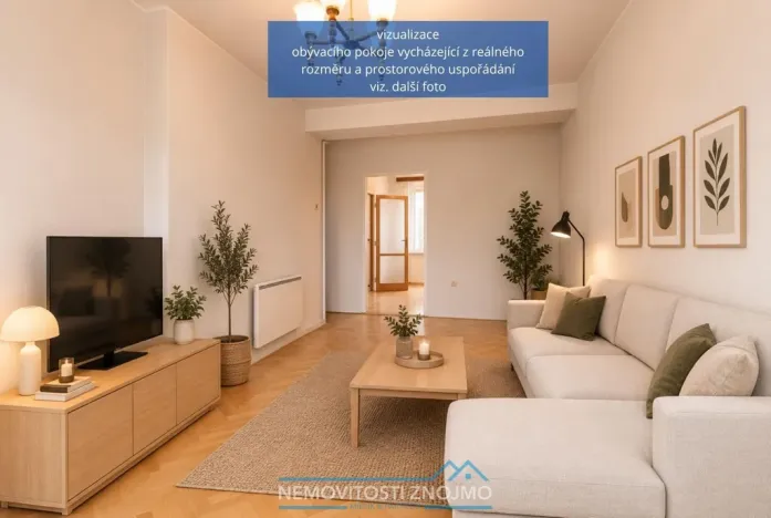 Prodej bytu 2+1, Znojmo, Palackého, 54 m2