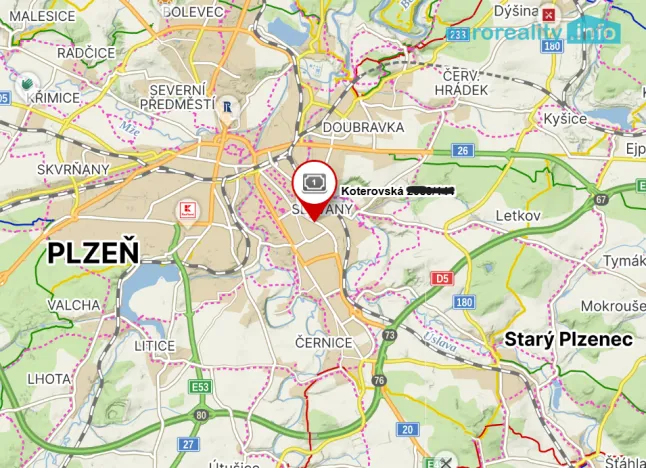 Prodej bytu 2+1, Plzeň, Koterovská, 55 m2