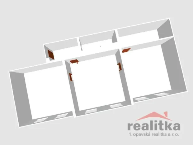 Pronájem bytu 3+kk, Opava - Předměstí, Hauerova, 104 m2