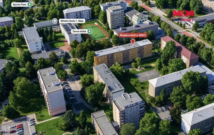 Pronájem bytu 2+1, Havířov - Město, Majakovského, 57 m2