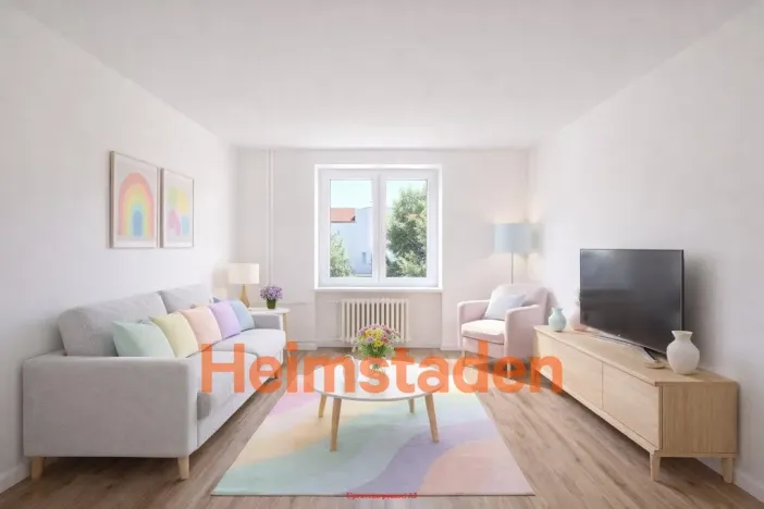 Pronájem bytu 2+1, Karviná - Nové Město, Sokolovská, 49 m2