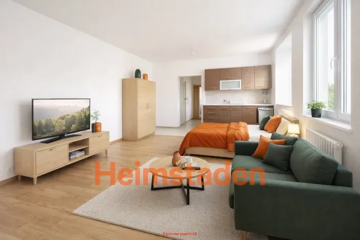 Pronájem bytu 1+kk, Karviná - Nové Město, Gabriely Preissové, 28 m2