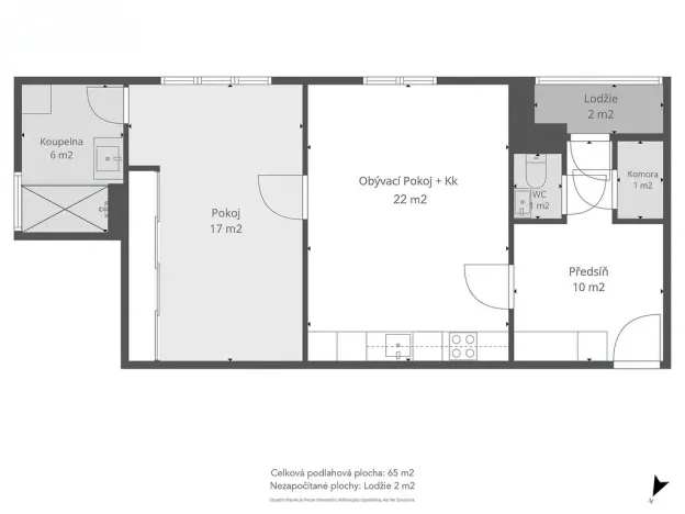 Prodej bytu 2+kk, Praha - Kbely, Hůlkova, 65 m2