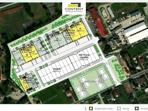 Pronájem výrobních prostor, Ostrava - Hrabová, Krmelínská, 3000 m2