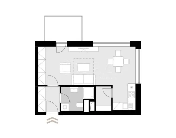 Pronájem bytu 1+kk, Praha - Strašnice, Štěchovická, 42 m2