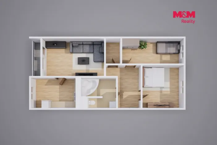 Prodej bytu 3+1, Teplice - Prosetice, Krajní, 72 m2