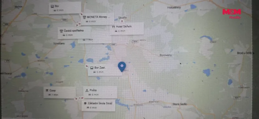 Prodej pozemku pro bydlení, Bor - Boječnice, 1093 m2