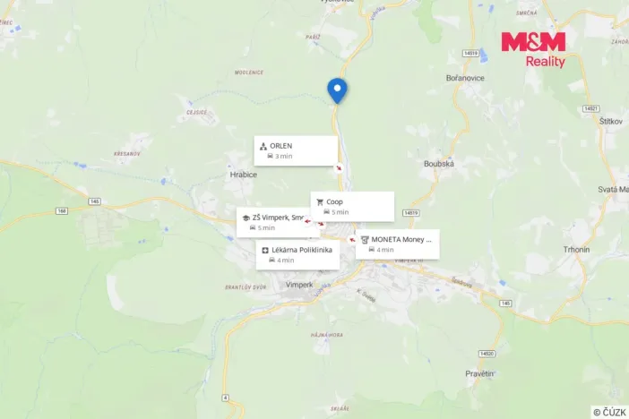 Prodej rodinného domu, Vimperk - Vimperk II, 1. máje, 87 m2