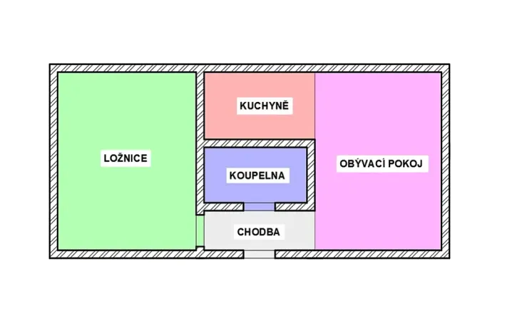 Prodej bytu 2+1, Trutnov, Úpské nábřeží, 56 m2