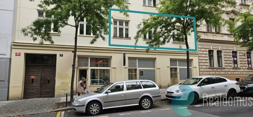 Pronájem bytu 2+kk, Praha - Vinohrady, Moravská, 56 m2
