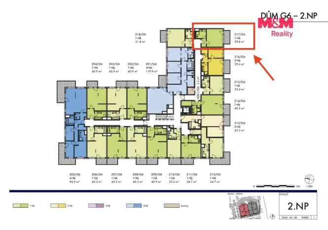 Prodej bytu 1+kk, Praha, Honzíkova, 30 m2
