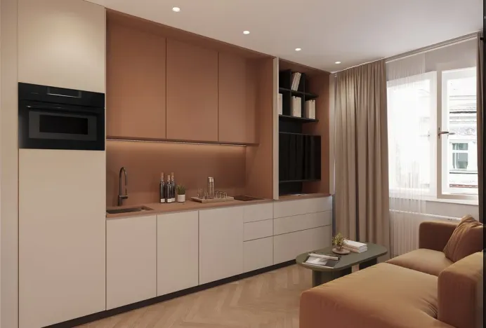 Prodej bytu 1+kk, Praha, Jeruzalémská, 26 m2