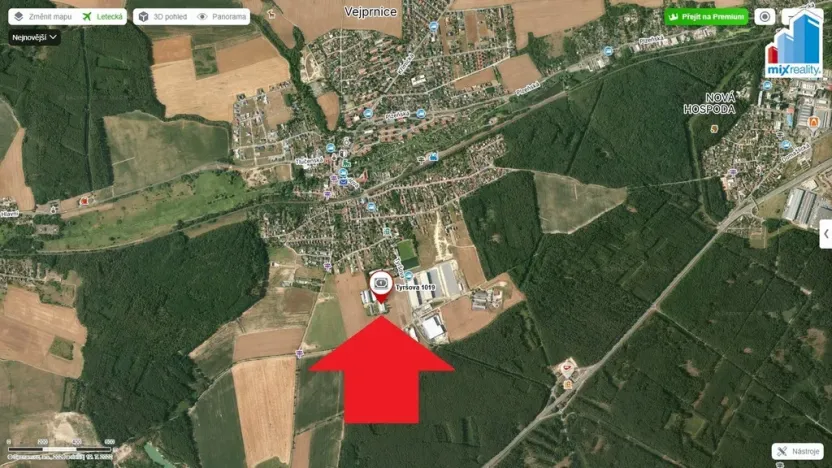 Pronájem skladu, Vejprnice, Tyršova, 315 m2
