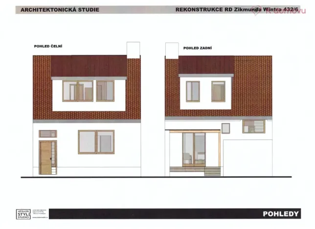 Prodej rodinného domu, Prostějov - Vrahovice, Zikmunda Wintra, 60 m2