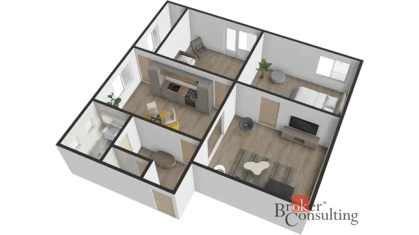 Pronájem bytu 3+1, Malý Beranov, 88 m2