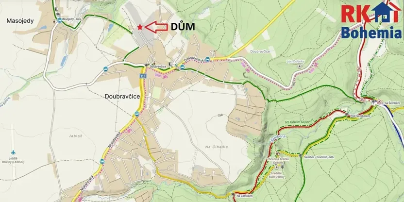 Pronájem bytu 4+kk, Doubravčice, K Jízdárně, 184 m2