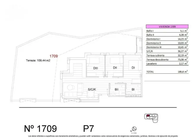 Prodej bytu 4+kk, San Miguel de Salinas, Alicante, Španělsko, 80 m2