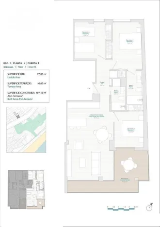 Prodej bytu 4+kk, Villajoyosa, Alicante, Španělsko, 77 m2