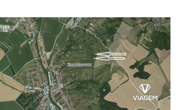 Prodej podílu zahrady, Židlochovice, 4493 m2