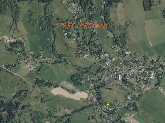Dražba pozemku pro bydlení, Staré Křečany, 1188 m2