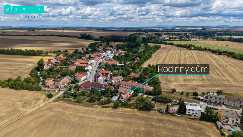 Prodej rodinného domu, Křižanovice u Vyškova, 1675 m2
