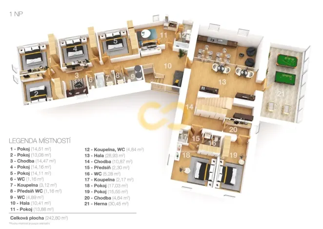 Prodej ubytování, Uzeničky - Černívsko, 590 m2