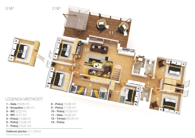Prodej rodinného domu, Uzeničky - Černívsko, 590 m2
